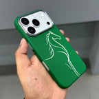LUXO HORSE P MAGSAFE CASE - GREEN ( No. 3542 )