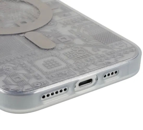 PQY GEEK SERIES CIRCUIT BOARD STYLE CASE FOR IPHONE 14