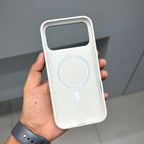 LAZY BOAT UNICON WITH BUTTON MAGSAFE CASE - LIGHT GREY ( No. 2593 ) Mobile Case by CoverMeUp - Style 4