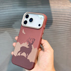 Protective Apple iPhone Back Cover - SunsetDeer Carbon Fiber MagSafe iPhone 17 Pro Max Case - Style 2