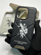 Protective Apple iPhone Back Cover - Horse Leather Back Premium Case for iPhone - Style 3