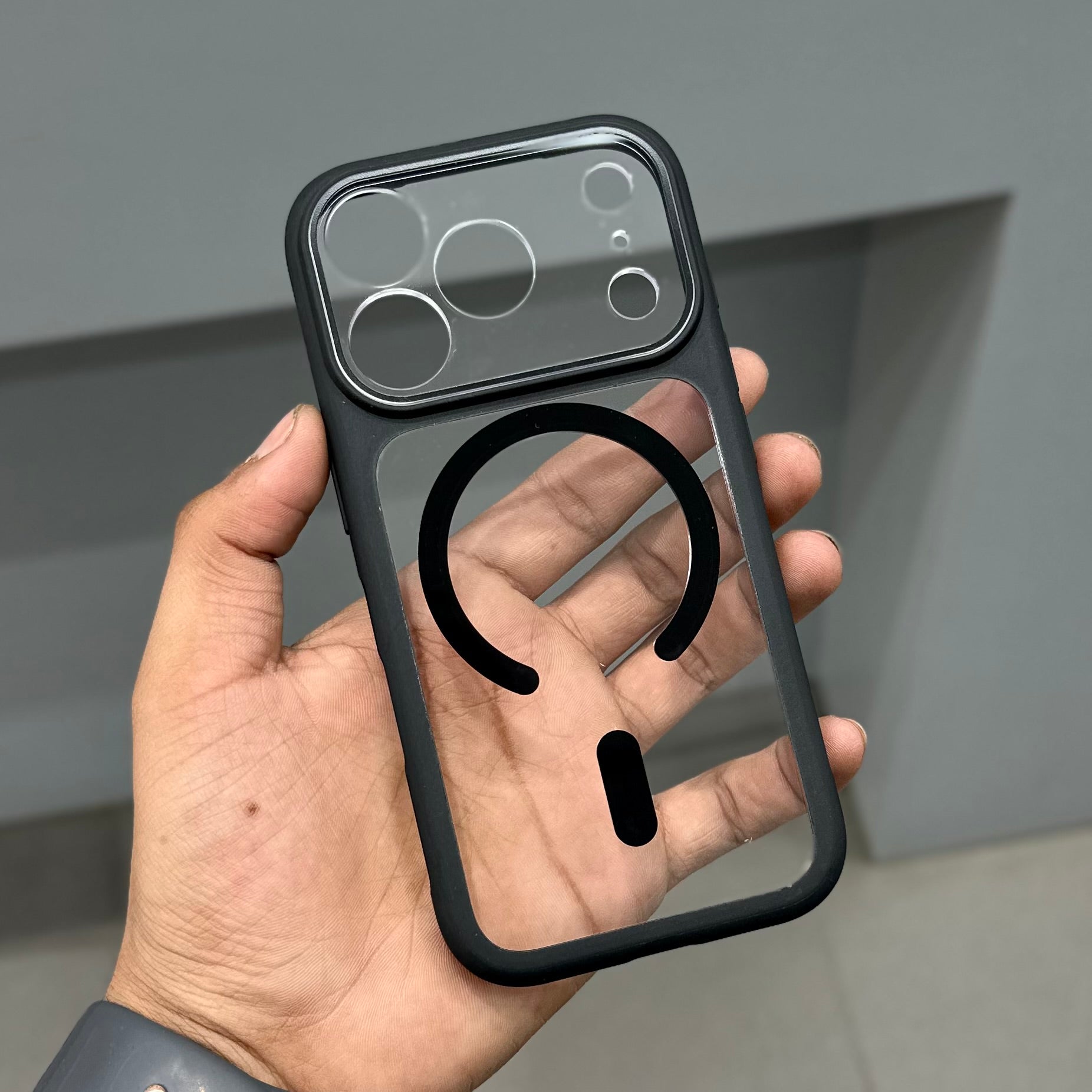 NY CAMO SHIELD MAGSAFE CASE - BLACK ( No. 3047 )