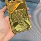 Protective Apple iPhone Back Cover - GoldLion Mirror iPhone 16 Series Case - Style 3
