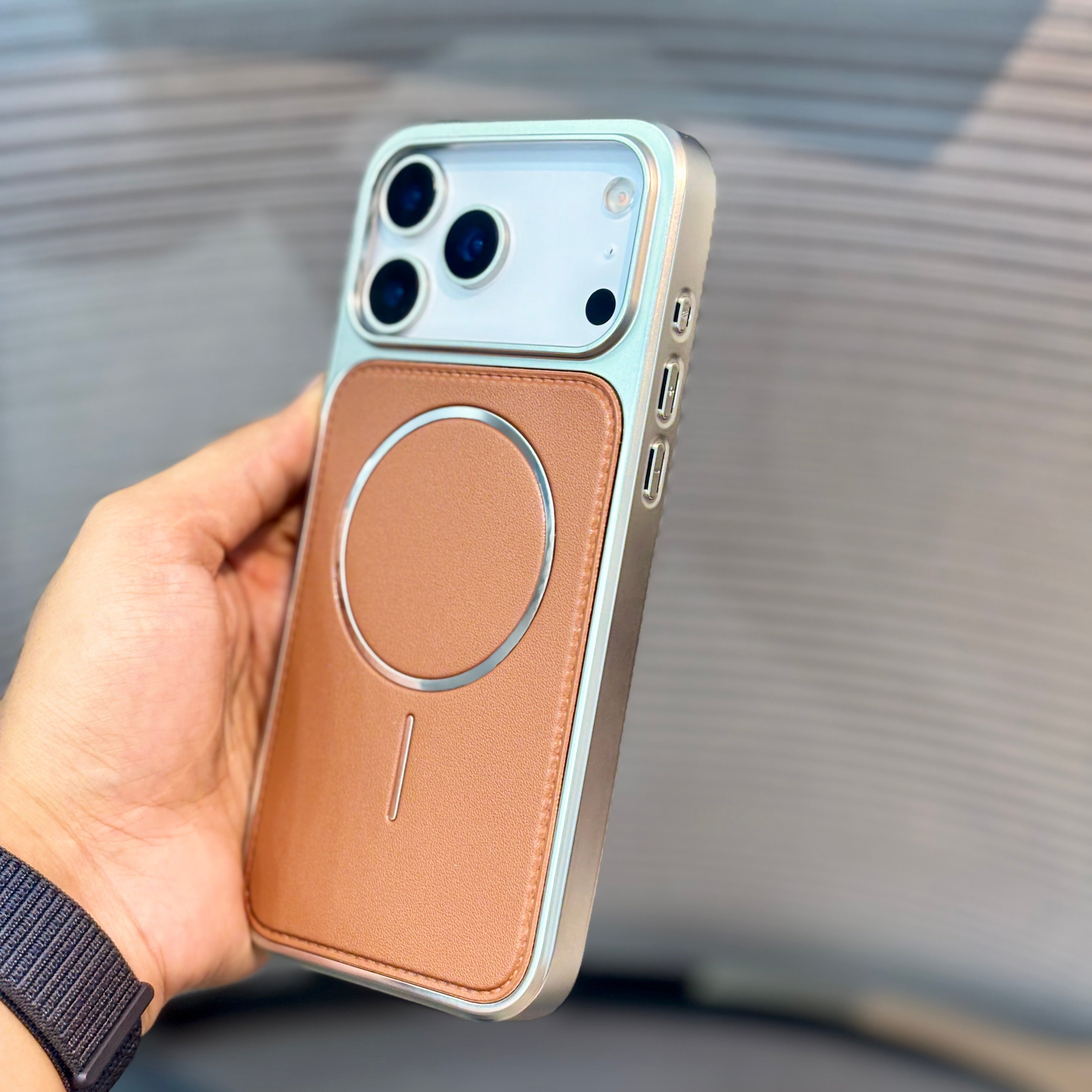 Protective Apple iPhone Back Cover - GrainMag MagSafe iPhone 16 Series Case - Style 15