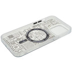 Protective Apple iPhone Back Cover - PQY GEEK SERIES CIRCUIT BOARD STYLE CASE FOR IPHONE 14 - Style 6