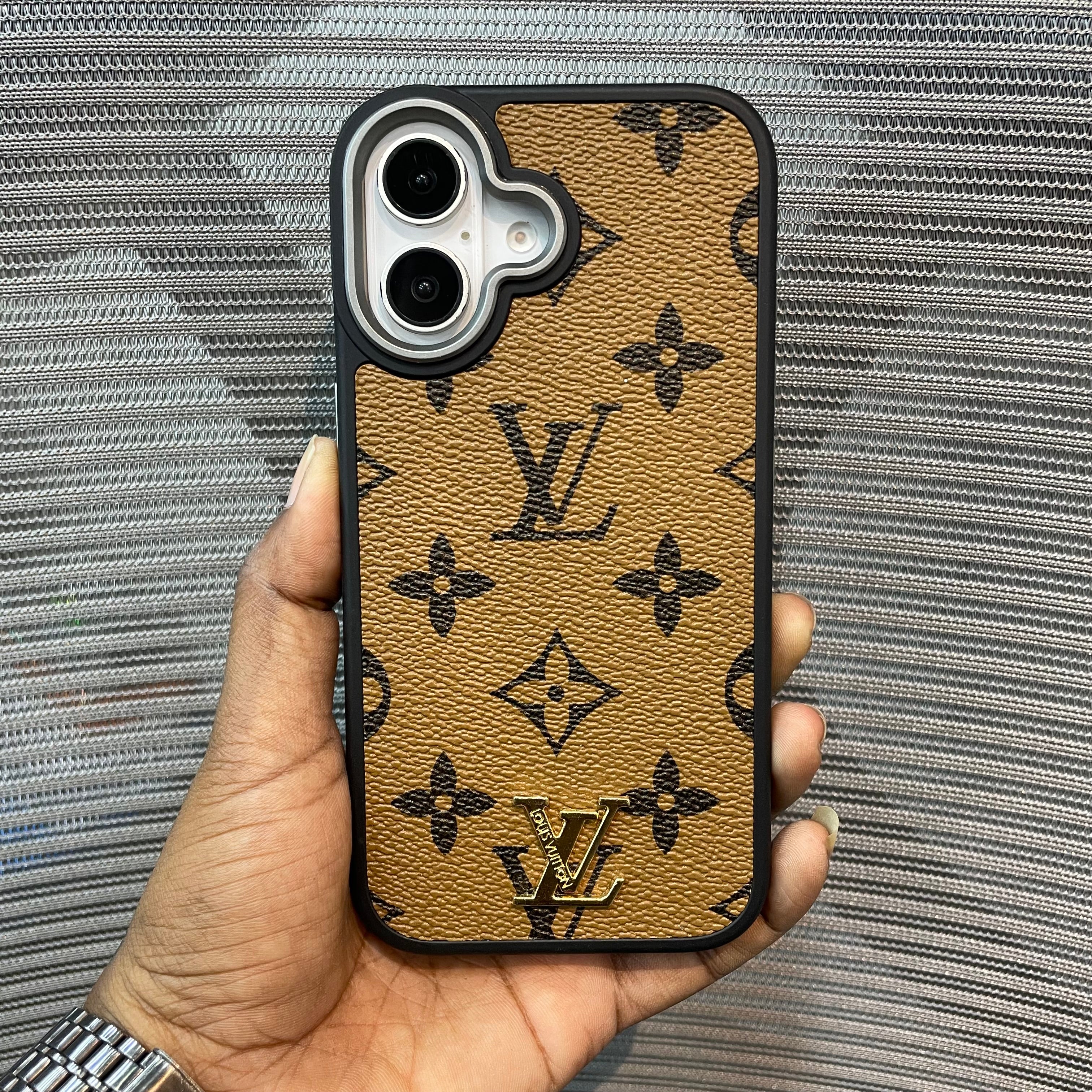 LogoLuxe Leather iPhone 17 Series Case