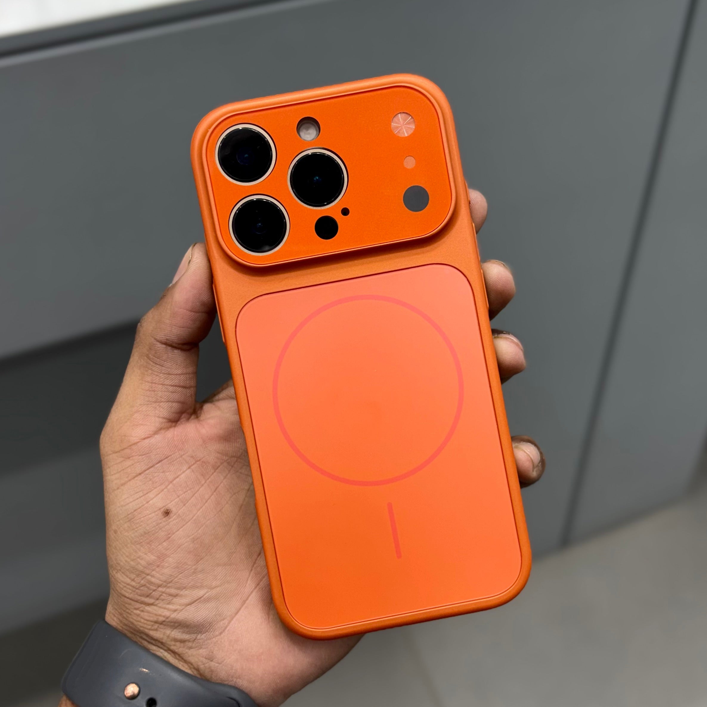 AG GLASS CASE - ORANGE ( No. 2398 ) Mobile Case by CoverMeUp