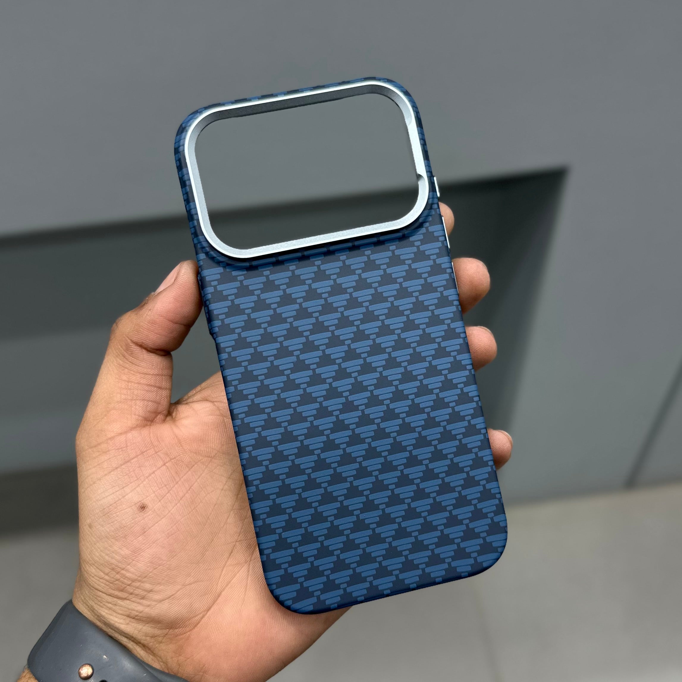 PINKSUN CARBON CASE - BLUE ( No. 3132 ) Mobile Case by CoverMeUp - Style 4