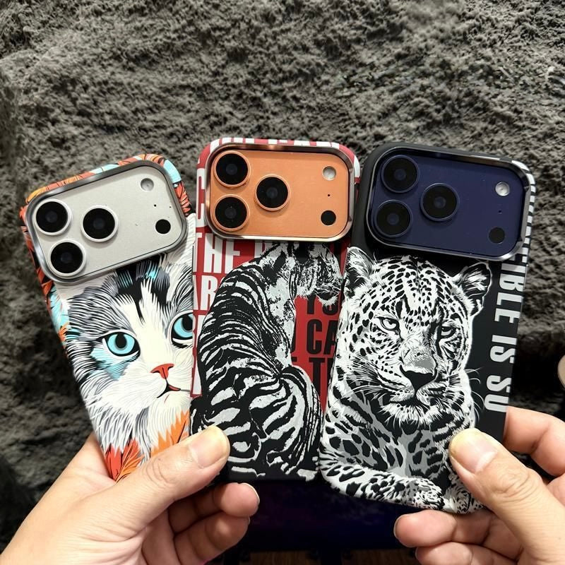 Luxo Carbon Texture Animal Series Magsafe