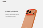 KZDOO Air Skin Ultra Slim Case for iPhone 17 Pro Max (Orange)