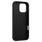 Protective Apple iPhone Back Cover - YOUNGKIT Cream Silicone Stand Case for iPhone 16 Pro Max (Black) - Style 4