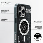 Protective Apple iPhone Back Cover - YOUNGKIT Star Wars Edition Space Design Case for iPhone 16 Pro Max - Style 3