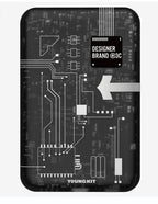 Circuit Board Magnetic Wireless Power Bank - 5000 mAh