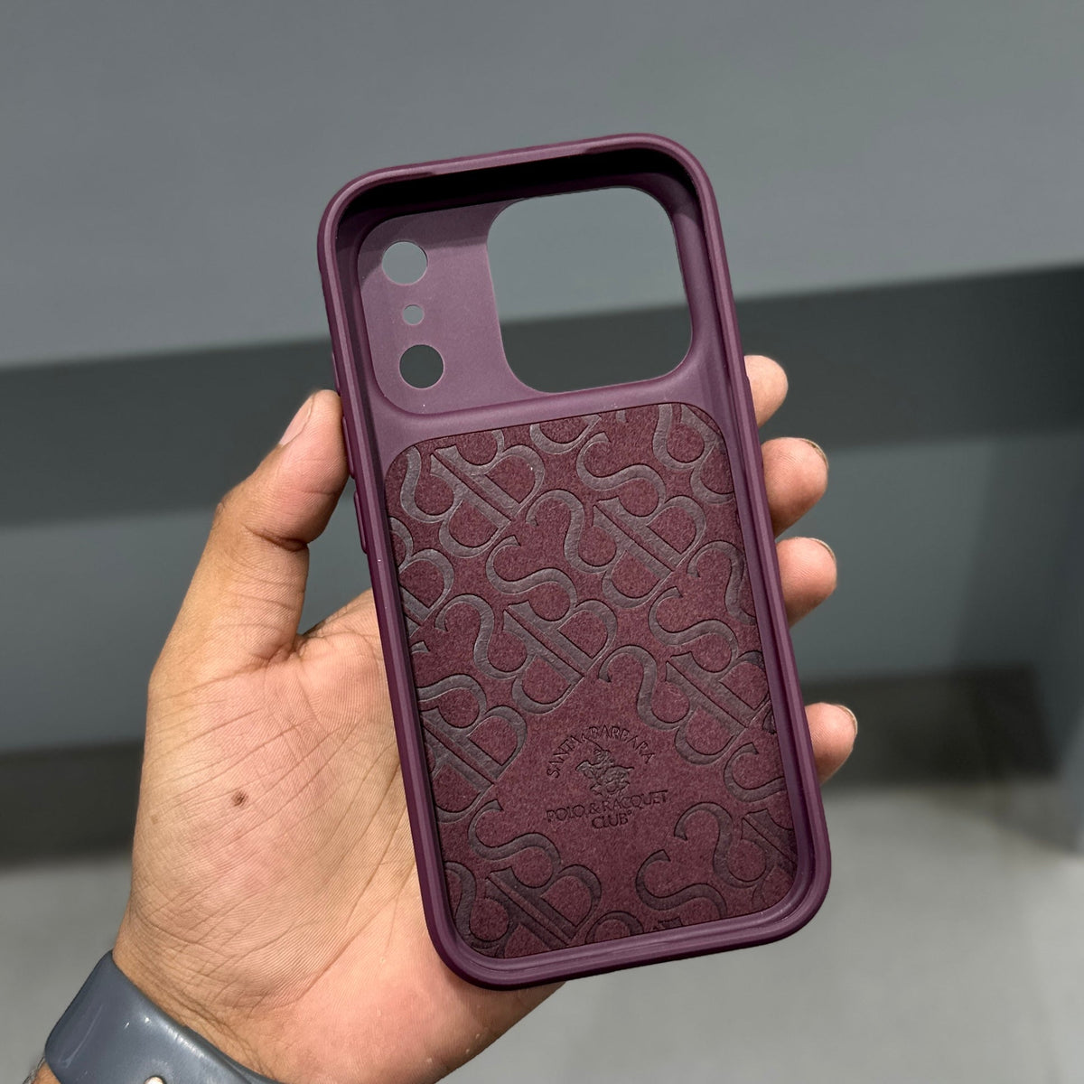 Santa Barbara Myrtte Series Case for iPhone 18 Series - burgundy