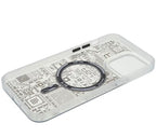 Protective Apple iPhone Back Cover - PQY GEEK SERIES CIRCUIT BOARD STYLE CASE FOR IPHONE 14 - Style 8
