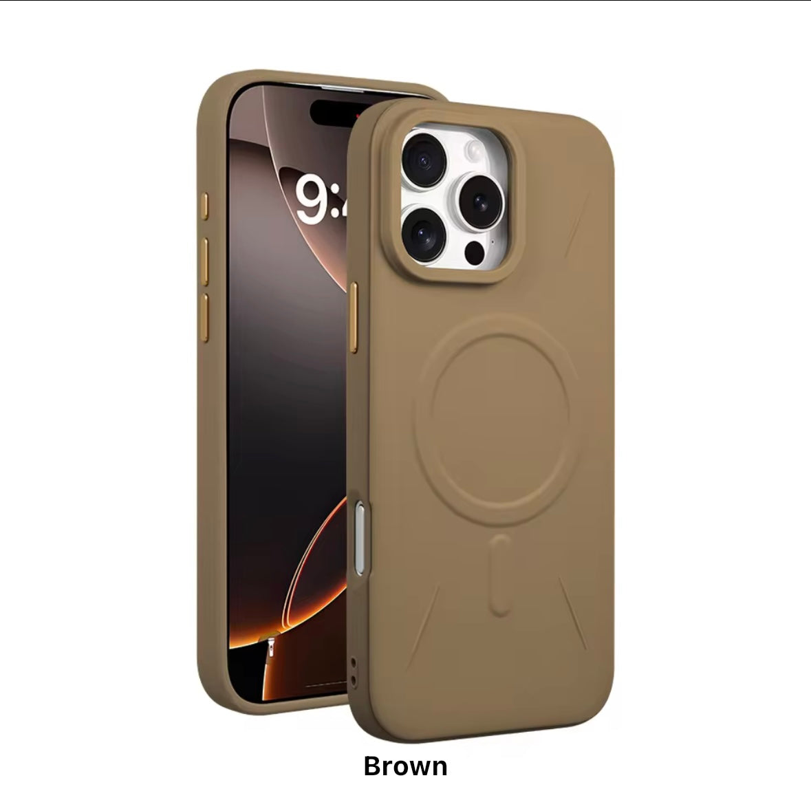 Protective Apple iPhone Back Cover - MagSafe Hard Case for iPhone - Style 7