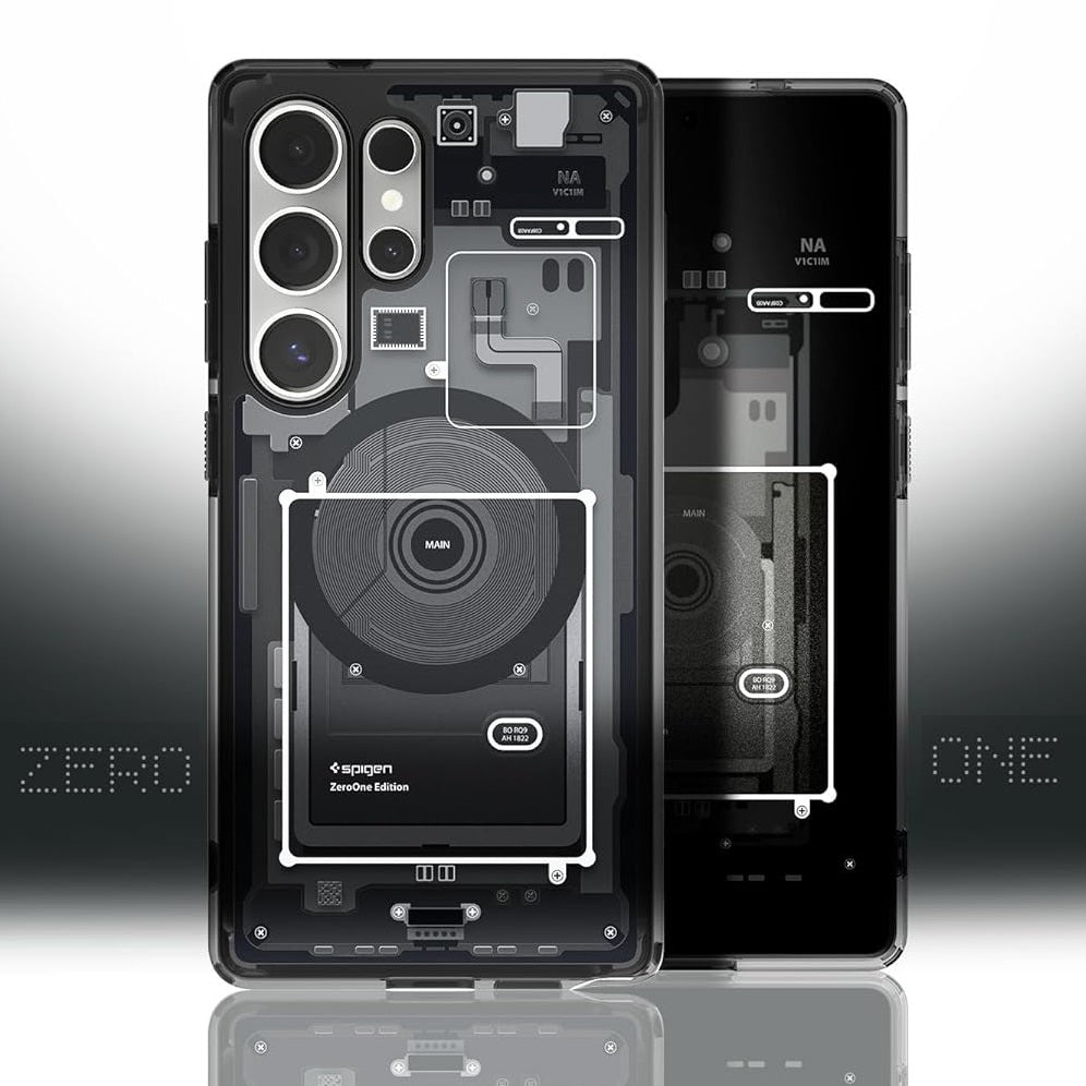 Samsung Galaxy S25 Ultra Zero One Machine Hybrid Shockproof Case with Magsafe - Black Mobile Case by CoverMeUp - Style 2