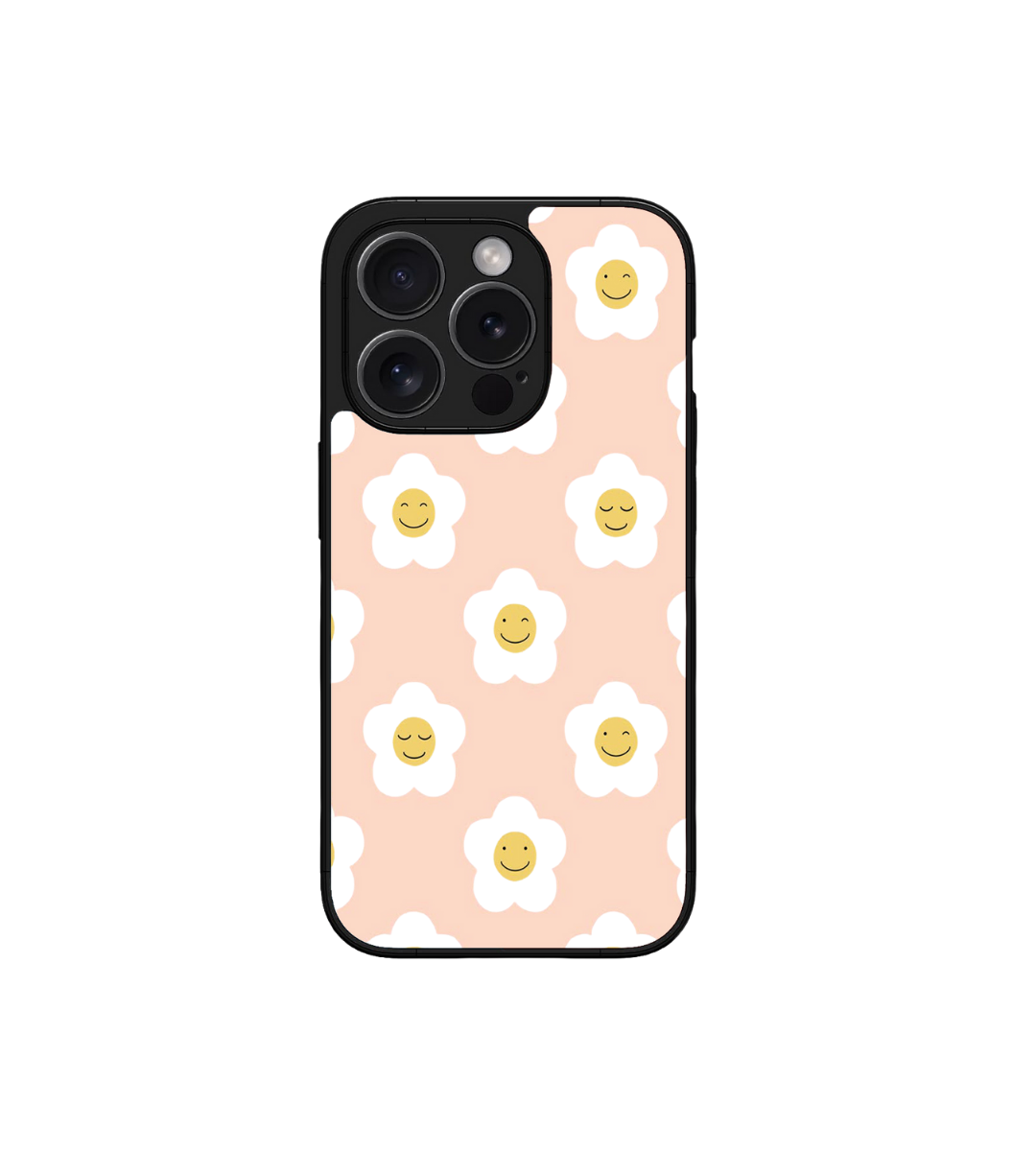 Cute Daisy Floral Flower Custom Glossy Metal Bumper Case Mobile Case by CoverMeUp