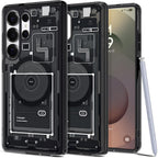 Samsung Galaxy S25 Ultra Zero One Machine Hybrid Shockproof Case with Magsafe - Black Mobile Case by CoverMeUp