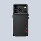 Kajsa Matrix Collection Aramid Fiber Back Case-Cherry-iPhone 18/17 Pro Max