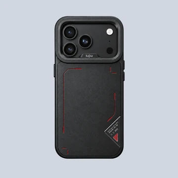 Kajsa Matrix Collection Aramid Fiber Back Case-Cherry-iPhone 18/17 Pro Max