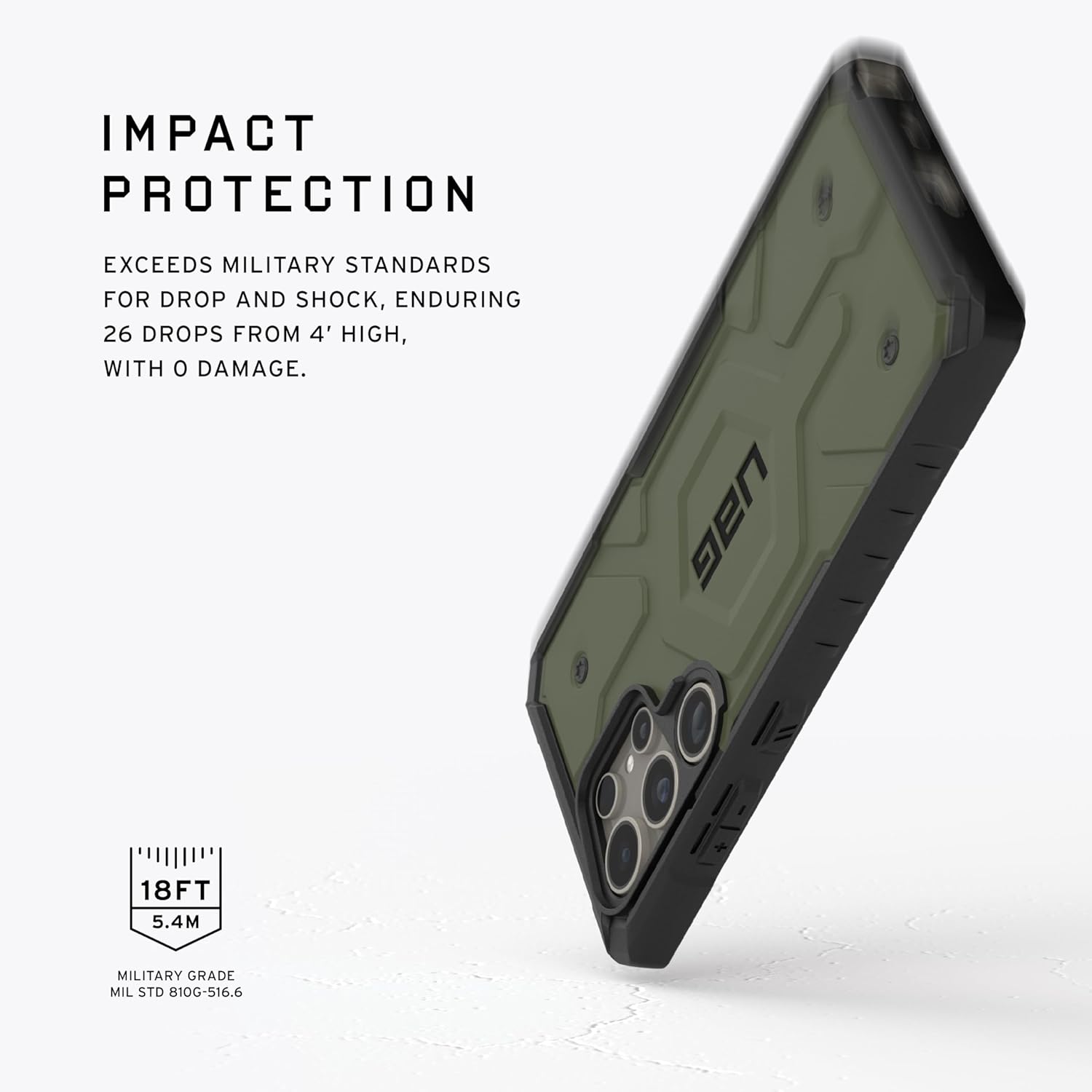 Samsung Galaxy S24 Ultra Pathfinder Series Ragged Armor Protective MagSafe Case - Green Mobile Case by CoverMeUp - Style 7