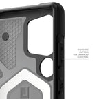 Samsung Galaxy S25 Ultra Pathfinder Series Shockproof Matte MagSafe Case - Clear Mobile Case by CoverMeUp - Style 3