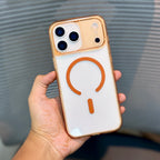 Protective Apple iPhone Back Cover - AuraTint MagSafe iPhone 17 Pro Case (Orange Edition)