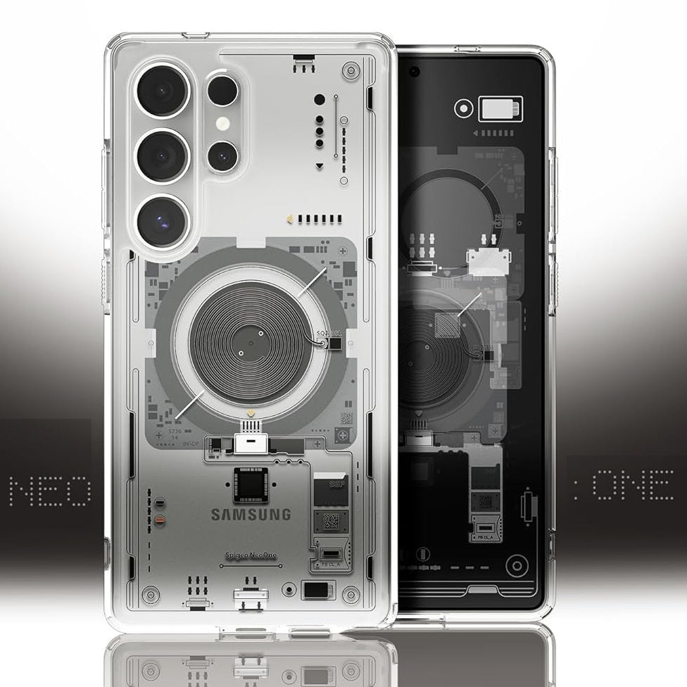 Samsung Galaxy S24 Ultra Zero One Machine Shockproof Case with Magsafe - Matte Clear Mobile Case by CoverMeUp