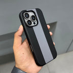 2 CUT NOMO CASE BLACK - GREY ( No. 2386 ) Mobile Case by CoverMeUp - Style 2