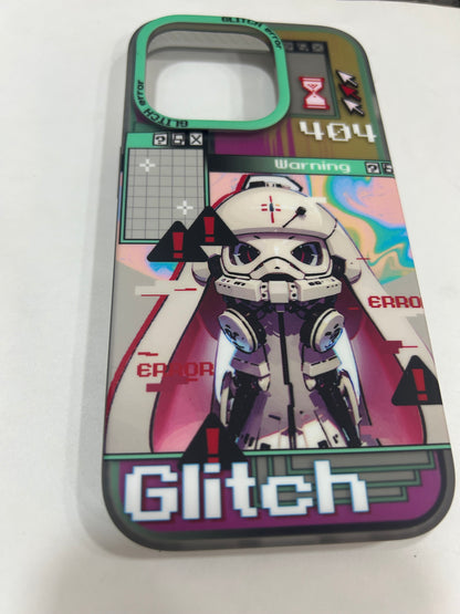 HD Print Phone case for iPhone Glitch error print