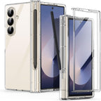 Samsung Galaxy Z Fold7 Cristal Clear Transparent Case with S Pen Slot - Clear