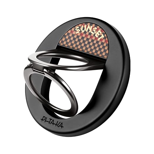 PITAKA MagSafe Phone Grip, 360 Degree Rotation Magnetic Phone Ring