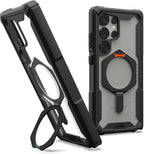 Samsung Galaxy S25 Ultra UAG Plasma XTE with MagSafe & Metal Kickstand - Ash Black Mobile Case by CoverMeUp
