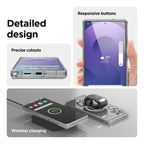 Samsung Galaxy S25 Ultra Shockproof Clear Magsafe Case - Transparent Mobile Case by CoverMeUp - Style 5