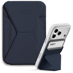MOFT Magsafe Wallet Stand Compatible with iPhone 16/15/14/13/12 Series, Angle Adjustment & MOVAS Phone Stand, Light Navy Blue