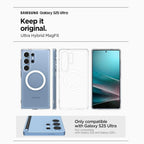 Samsung Galaxy S25 Ultra Hybrid Shockproof Case With Magsafe - Transparent Mobile Case by CoverMeUp - Style 4