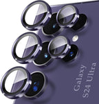 Samsung Galaxy S24 Ultra Camera Lens Glass Protector with Metal Frame Mobile Case by CoverMeUp - Style 8