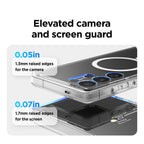 Samsung Galaxy S25 Ultra Shockproof Clear Magsafe Case - Transparent Mobile Case by CoverMeUp - Style 6