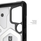 Samsung S25 Ultra Pathfinder Shockproof Matte MagSafe Case - Ice Clear Mobile Case by CoverMeUp - Style 5