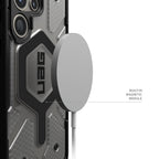 Samsung S25 Ultra Pathfinder Shockproof Matte MagSafe Case - Ice Clear Mobile Case by CoverMeUp - Style 2