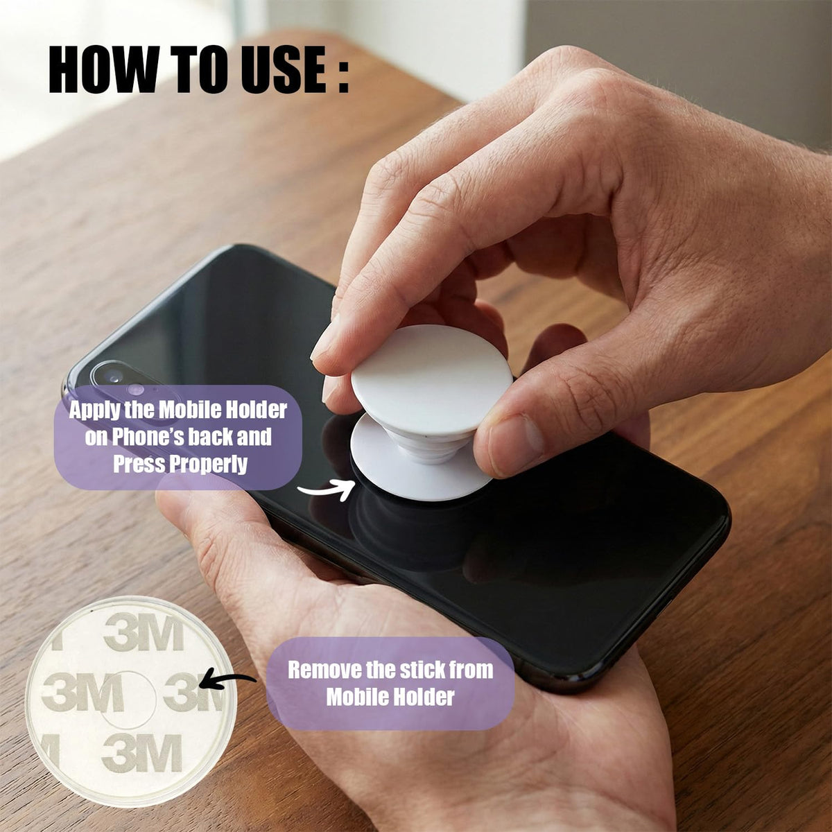 Universal Pop Socket for Smartphone