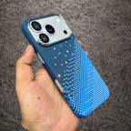 Luxo Pixel Gradient Stars Magsafe Case with Metal Frame