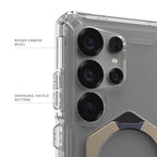 Samsung Galaxy S25 Ultra UAG Plasma XTE with MagSafe & Metal Kickstand - Clear Mobile Case by CoverMeUp - Style 4