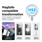 Samsung Galaxy S25 Ultra Shockproof Clear Magsafe Case - Transparent Mobile Case by CoverMeUp - Style 7