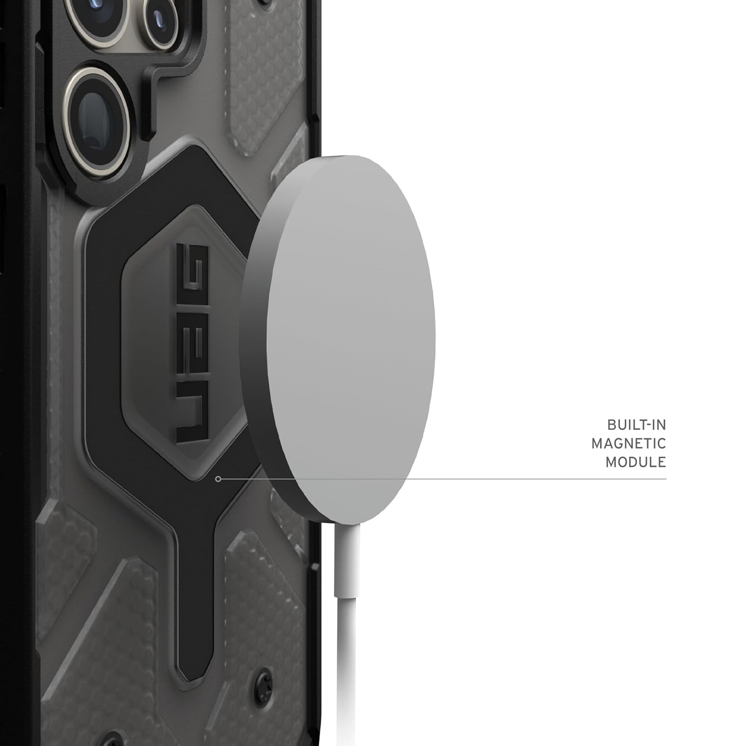 Samsung S24 Ultra Pathfinder Shockproof Matte MagSafe Case - Ash Black Mobile Case by CoverMeUp - Style 5