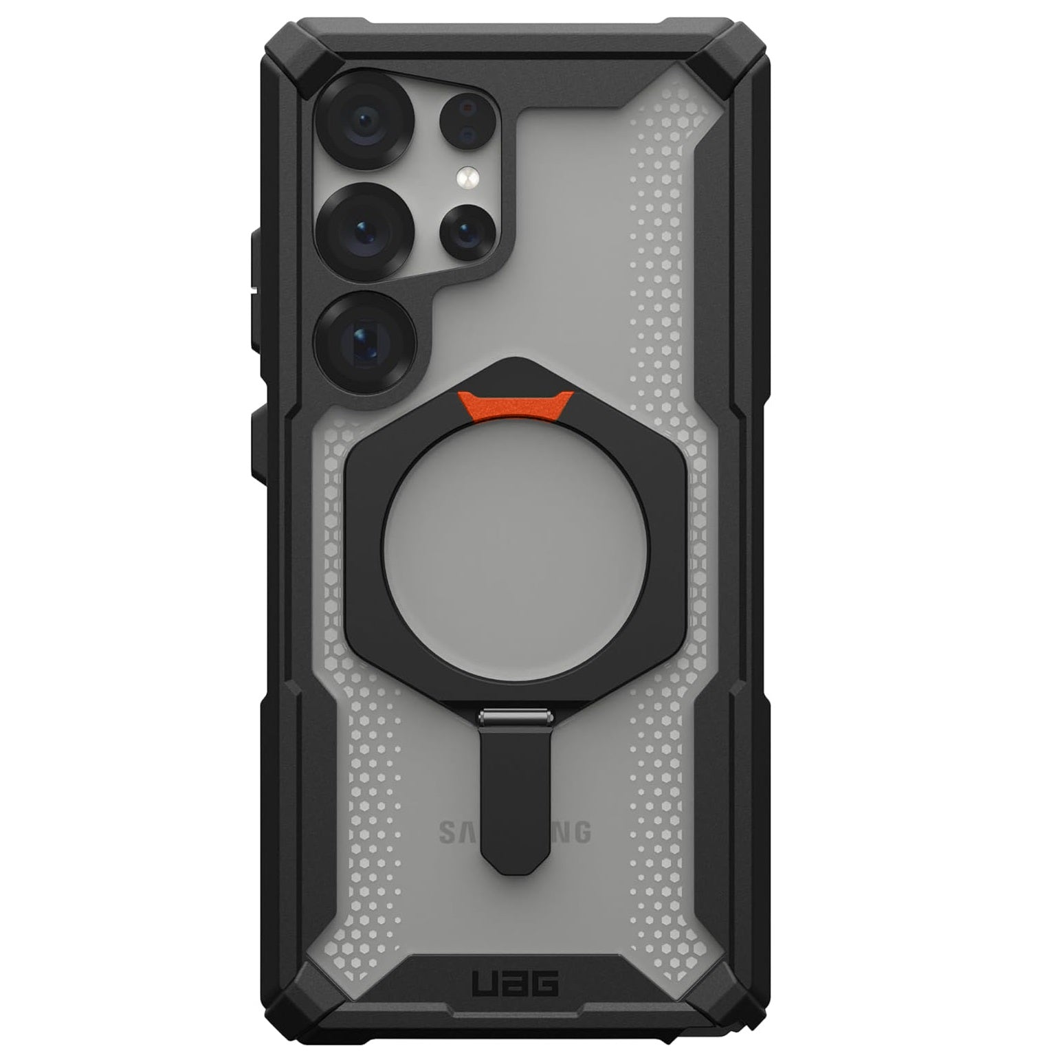 Samsung Galaxy S25 Ultra UAG Plasma XTE with MagSafe & Metal Kickstand - Ash Black Mobile Case by CoverMeUp - Style 2