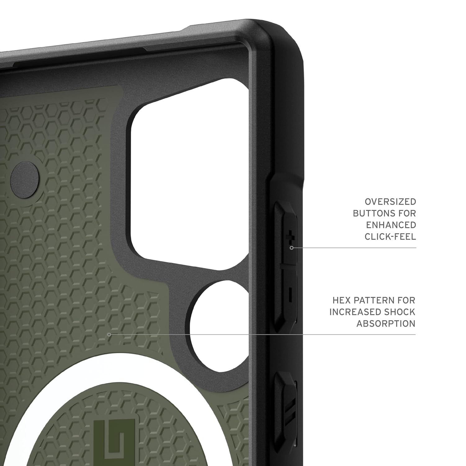 Samsung Galaxy S24 Ultra Pathfinder Series Ragged Armor Protective MagSafe Case - Green Mobile Case by CoverMeUp - Style 5