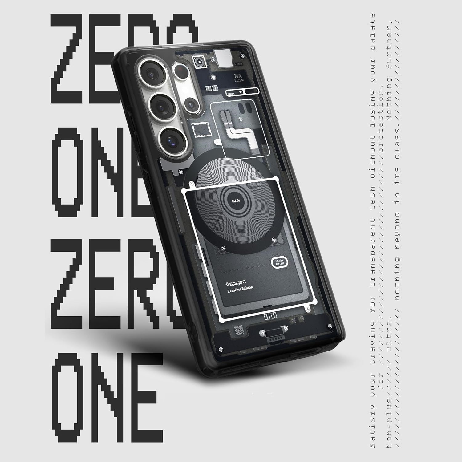 Samsung Galaxy S26 Ultra Zero One Machine Shockproof Case with Magsafe - Black Mobile Case by CoverMeUp - Style 4