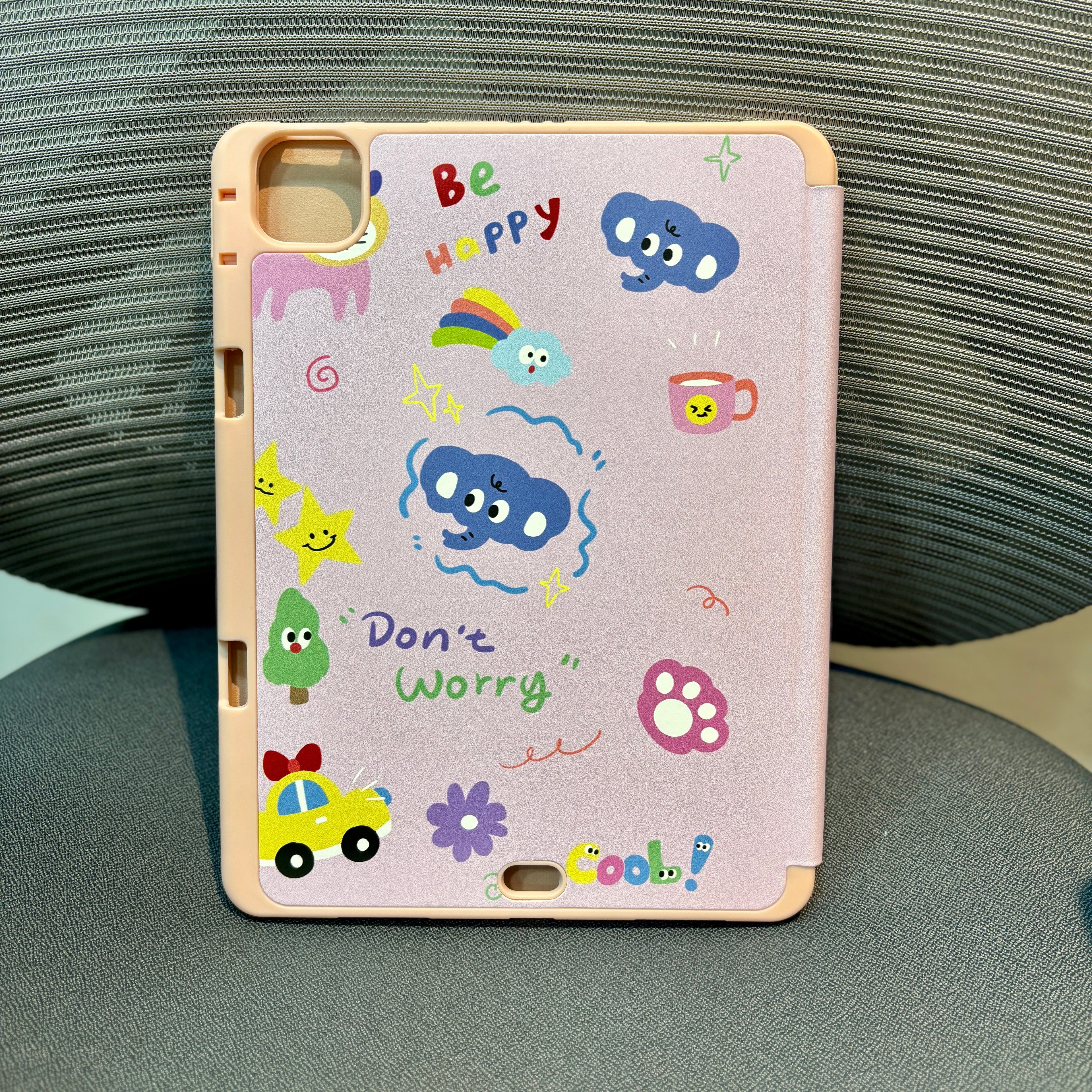 3D Cartoon Printed iPad Case